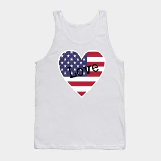 Americana Love Tank Top